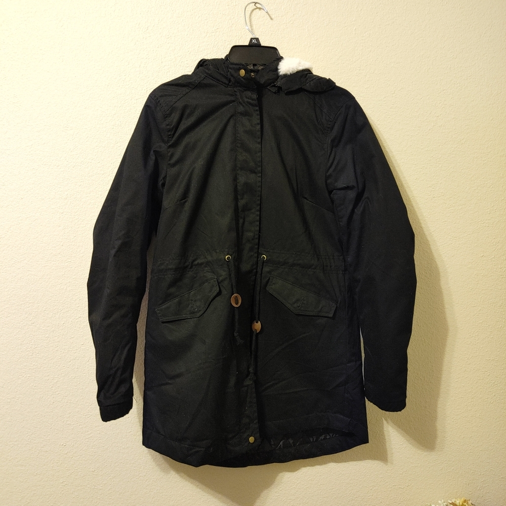 NWOT Hooded Love Tree Jacket